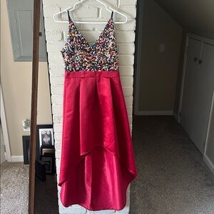 Colorful Sequin High/Low Women’s Dress